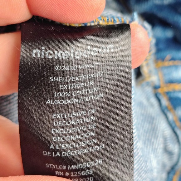 Members Only Nickelodeon Spongebob Patrick Acid Wash Denim Jacket Small - Picture 7 of 8